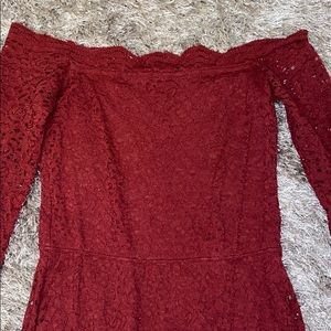 Maroon dress